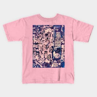 Street Art NYC Stickers Kids T-Shirt